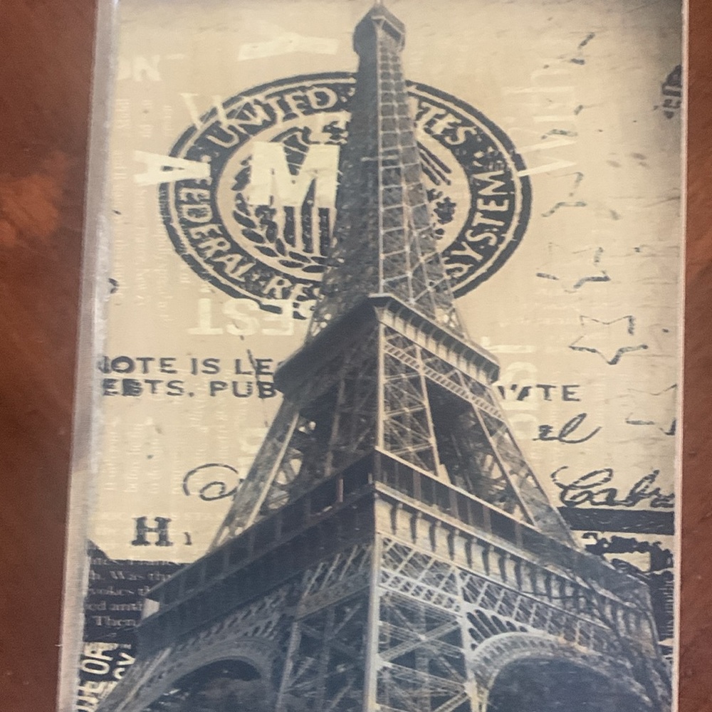 Paris Eiffel Tower Decorative Box Book Storage Theme Decor Decorative Art - Picture 12 of 16